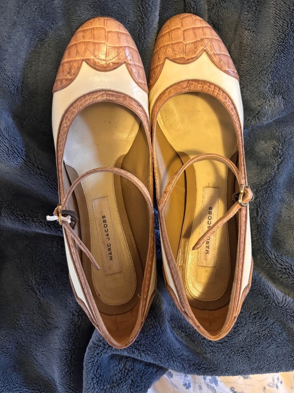 Marc Jacobs Cap Toe Maryjanes. Size 37.5 EU/Size 7 US